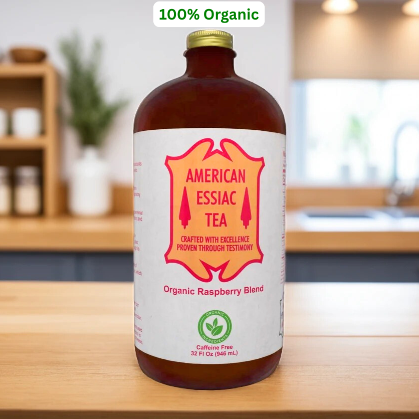 Cold & Flu Relief Medicinal Essiac Tea, Organic Raspberry Blend